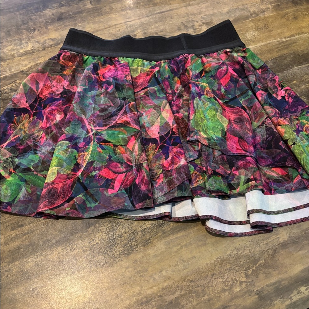 Lululemon Athletica Colorful Floral Skirt